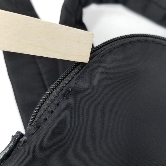 TUTILO New York Black Backpack One Shoulder 5 pocket Size 10X11 Inches FLAW - Picture 6 of 15